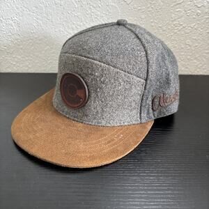 Aksels CO Leather C Camper Snapback Hat